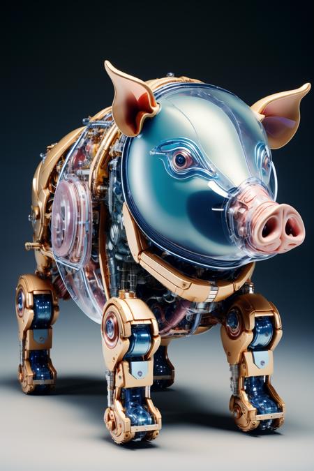 02969-497001978-((masterpiece)), ((best quality)), 8k, high detailed, ultra-detailed,(sleek stealth),(transparent_1.5),,Mechanical pig,(Mechanic.png